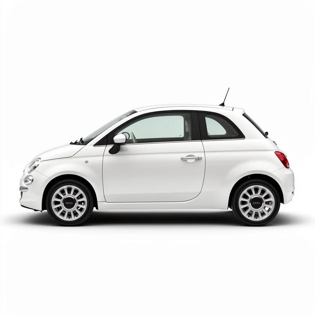 Fiat 500 rental in Mykonos — Drive Easy