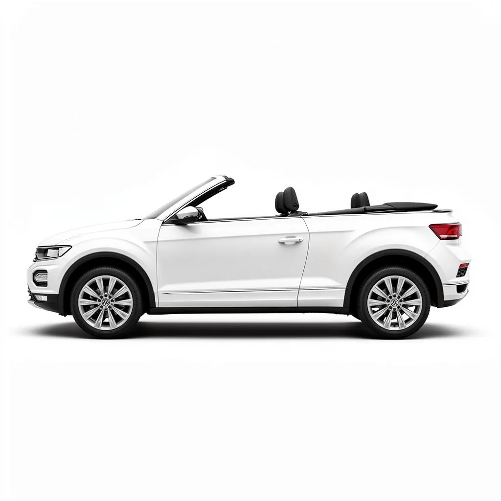 Volkswagen T-Roc Cabrio rental in Mykonos — Drive Easy